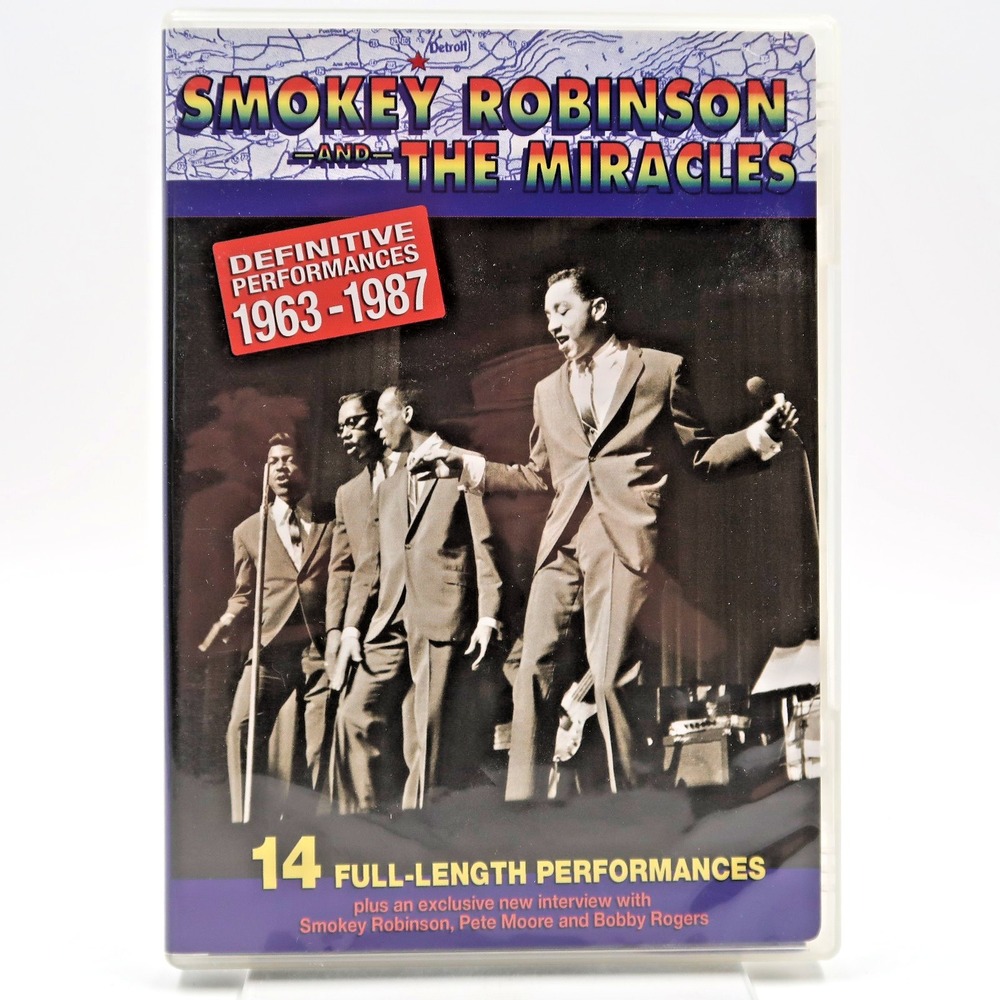 Smokey Robinson & The Miracles Definitive Performances 1963-1987 DVD Pete Moore